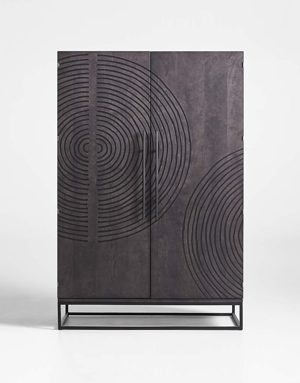 Solid Wood Bar Storage Cabinet - 画像 (2)