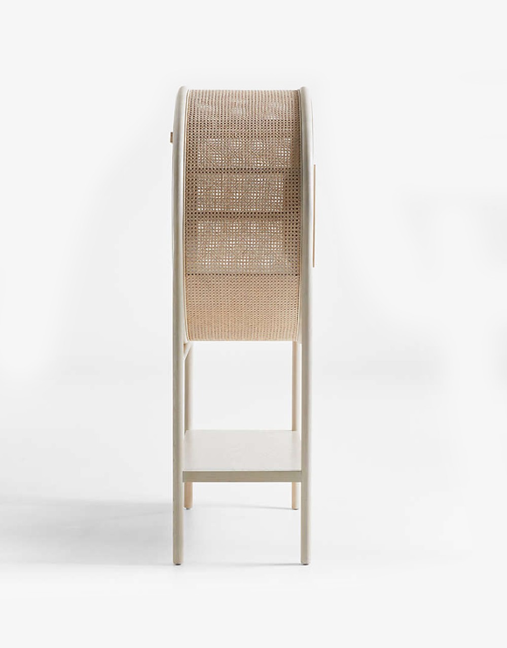 Whitewash Cane Bar Cabinet - 画像 (4)