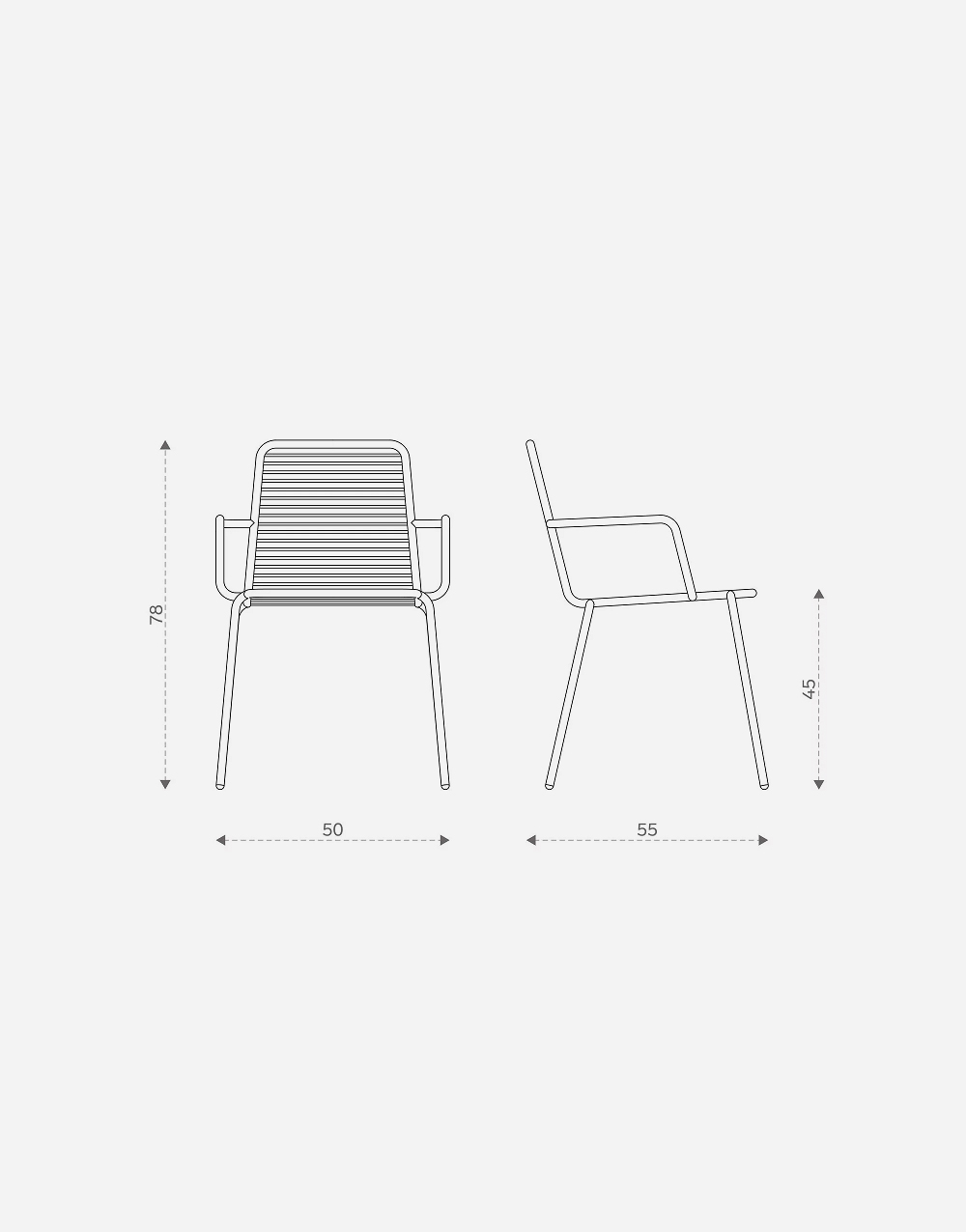 Outdoor Chair With Armrests - 画像 (3)