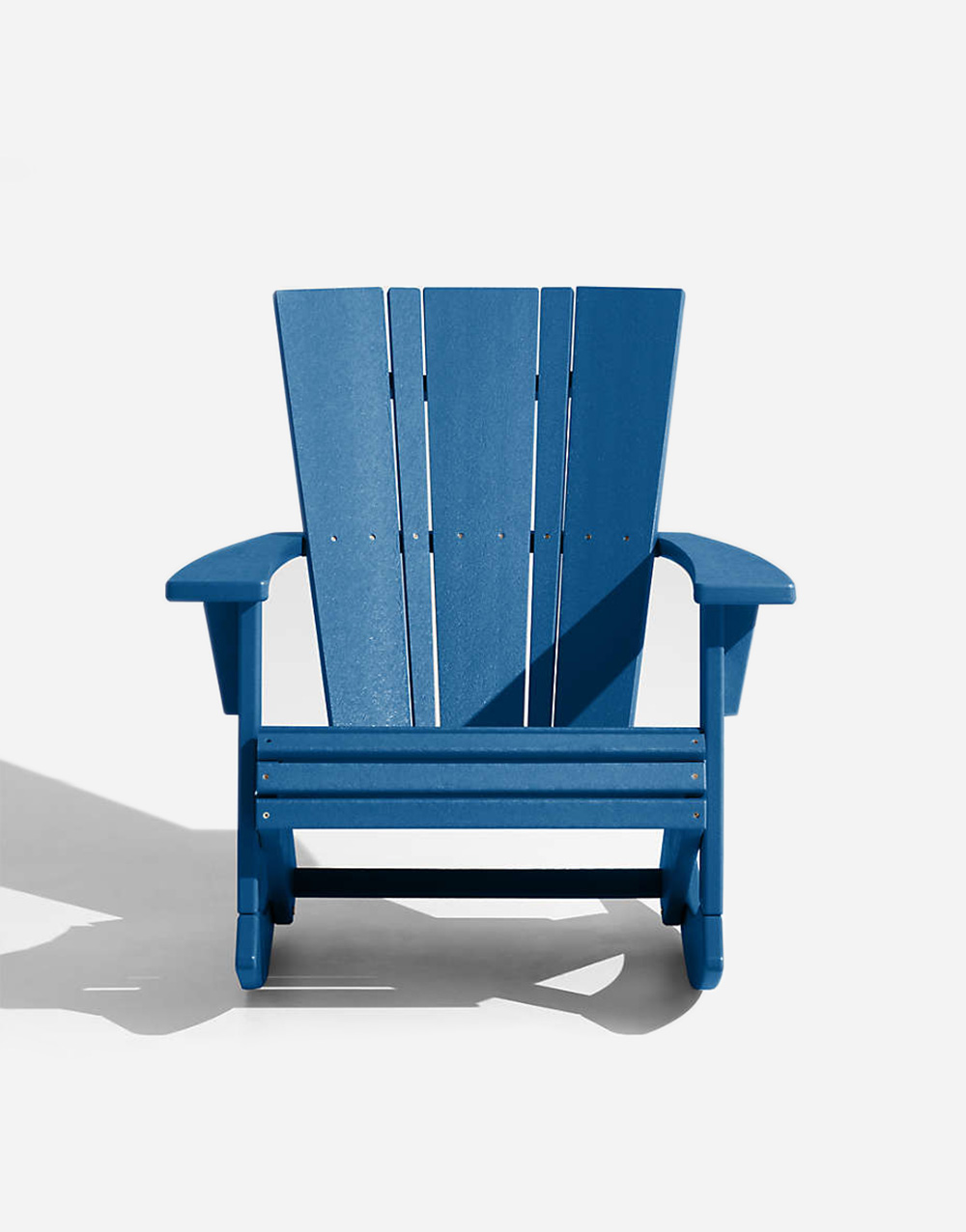 Blue Outdoor Rocking Chair